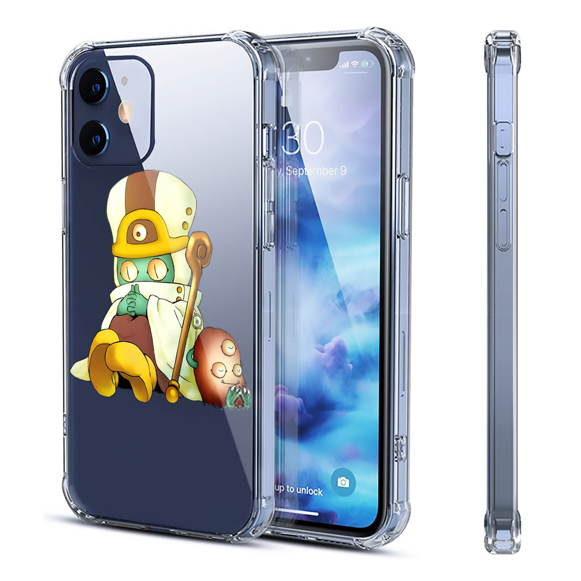 （画像用） 遊☆戯☆王 Yu-Gi-Oh! 【iPhone 12シリーズ対応】透明スマホケース（クリアソフトケース）